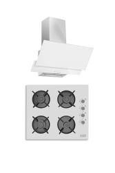 EXEP 2'Lİ BEYAZ CAM ANKASTRE SET [ED401-EO320] - EXEP