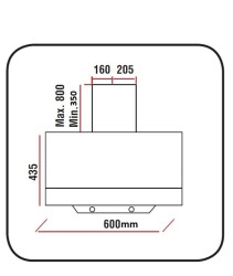 EXEP 2'Lİ BEYAZ CAM ANKASTRE SET [ED401-EO320] - 4