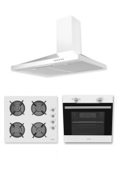 EXEP BASİC BEYAZ 200 3 LÜ ANKASTRE SET (ED400-EO320-EF200) - EXEP