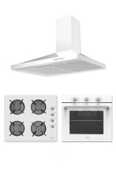 EXEP BASİC BEYAZ 240 3'LÜ ANKASTRE SET (ED400-EO320-EF240) - EXEP