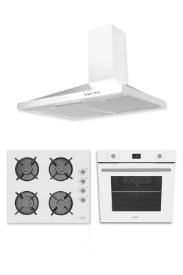 EXEP BASİC BEYAZ 260 3'LÜ ANKASTRE SET (ED400-EO320-EF260) - 1