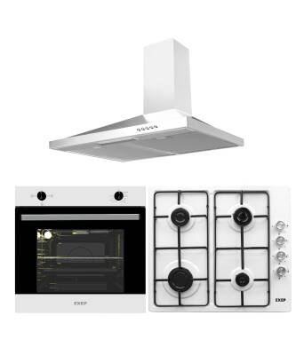 EXEP BASIC BEYAZ ANKASTRE SET (ED400-EO330-EF200) - 1