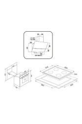 EXEP BASİC EĞİK BEYAZ ANKASTRE SET (ED401-EO330-EF200) - 5