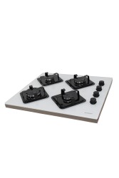EXEP BEYAZ SET ÜSTÜ CAM OCAK(EO320) - 2