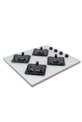 EXEP BEYAZ SET ÜSTÜ CAM OCAK(EO320) - 3