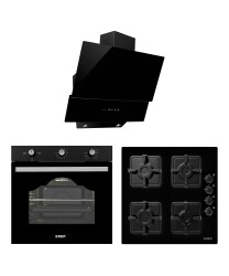 EXEP CITY LUX 3'LÜ SİYAH ANKASTRE SET [ED402-EO320-615TD] - EXEP