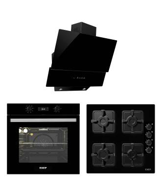 EXEP CLASS SİYAH 3 LÜ ANKASTRE SET (ED402-EO320-EF260) - 1