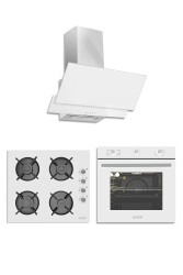 EXEP ECO LİNE BEYAZ 3 LÜ ANKASTRE SET (ED401-EO320-EF240) - EXEP