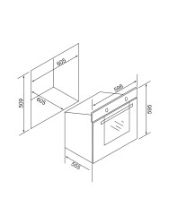 EXEP EF-200 INOX STATİK ANKASTRE FIRIN - 2