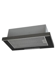 EXEP F6 PLUS INOX PANEL SÜRGÜLÜ SİYAH ASPİRATÖR - 2