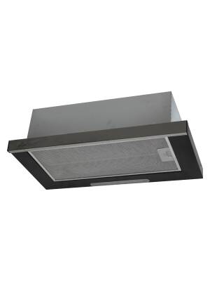 EXEP F6 PLUS INOX PANEL SÜRGÜLÜ SİYAH ASPİRATÖR - 2