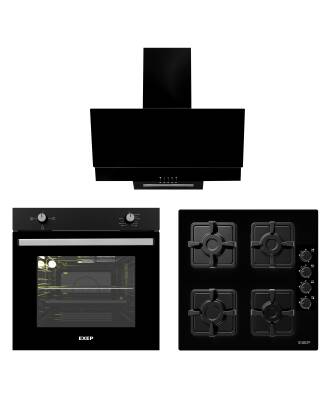 EXEP LİNE SİYAH 3 LÜ ANKASTRE SET (ED401-EO320-EF200) - 1