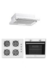 EXEP MİO BEYAZ 3 LÜ ANKASTRE SET (E4E-EO320-EF200) - 1