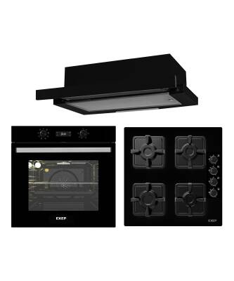 EXEP START SİYAH 3 LÜ ANKASTRE SET (E5E-EO320-EF240) - 1