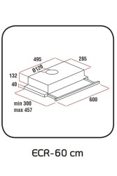 WHITE DAISY F6 ÇİFT MOTOR ÇİFT FİLTRE INOX PANEL SÜRGÜLÜ ASPİRATÖR - 3