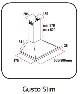 WHITE DAISY GUSTO SİYAH PİRAMİT DAVLUMBAZ - 3